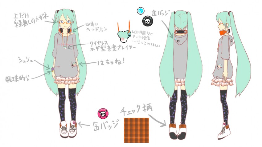 hatsune miku and hachune miku (vocaloid and 3 more) drawn by dlei