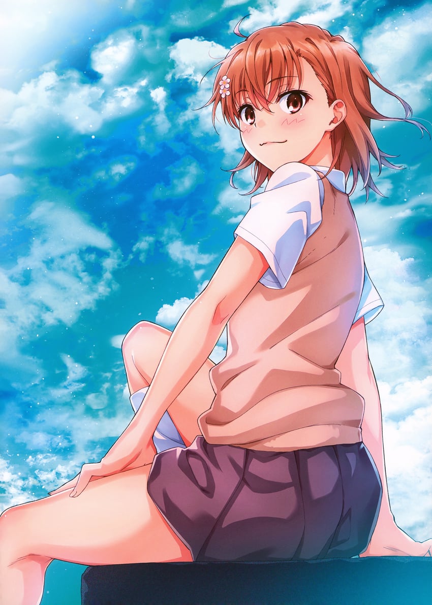 misaka mikoto (toaru majutsu no index and 1 more) drawn by isshi_pyuma