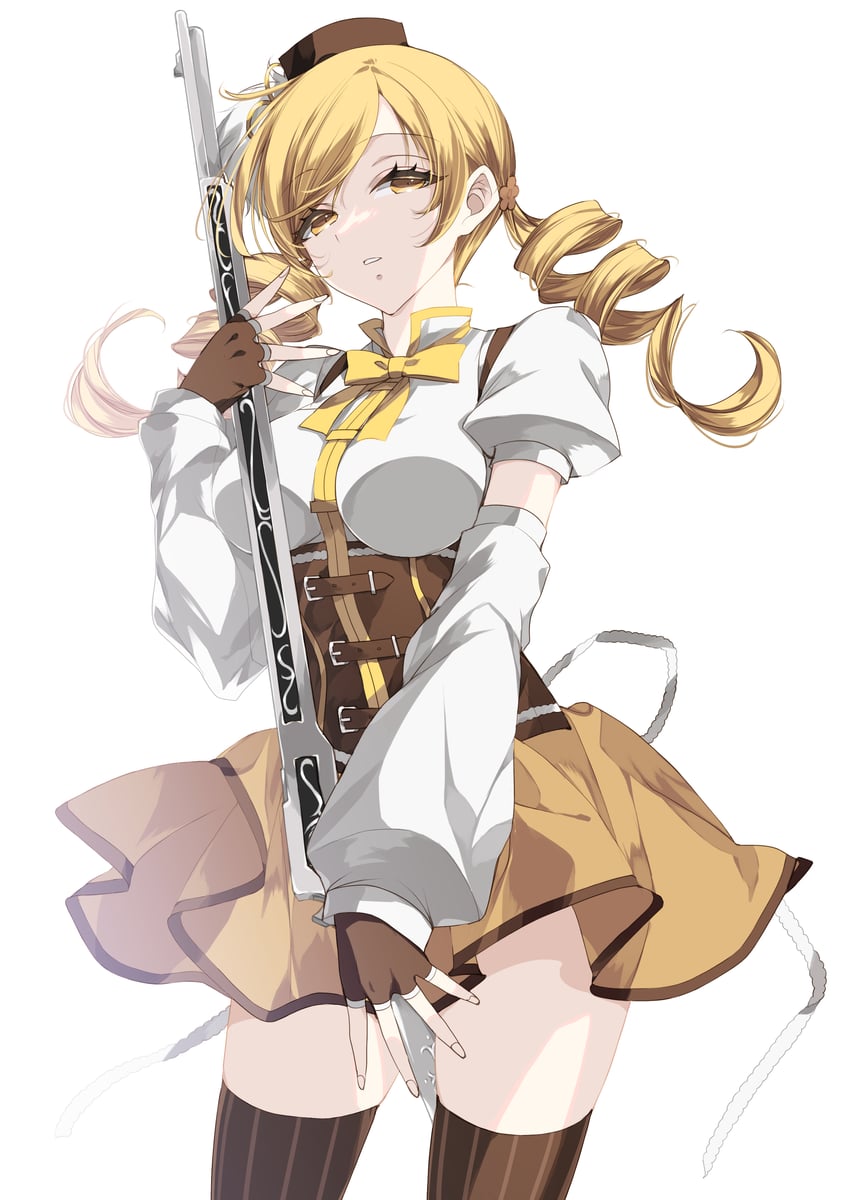 tomoe mami (mahou shoujo madoka magica) drawn by misteor