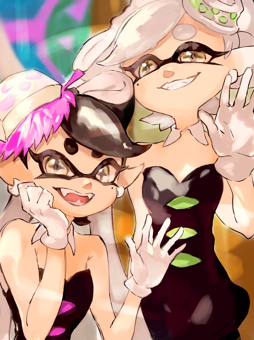 callie and marie (splatoon and 1 more) drawn by ga4me4