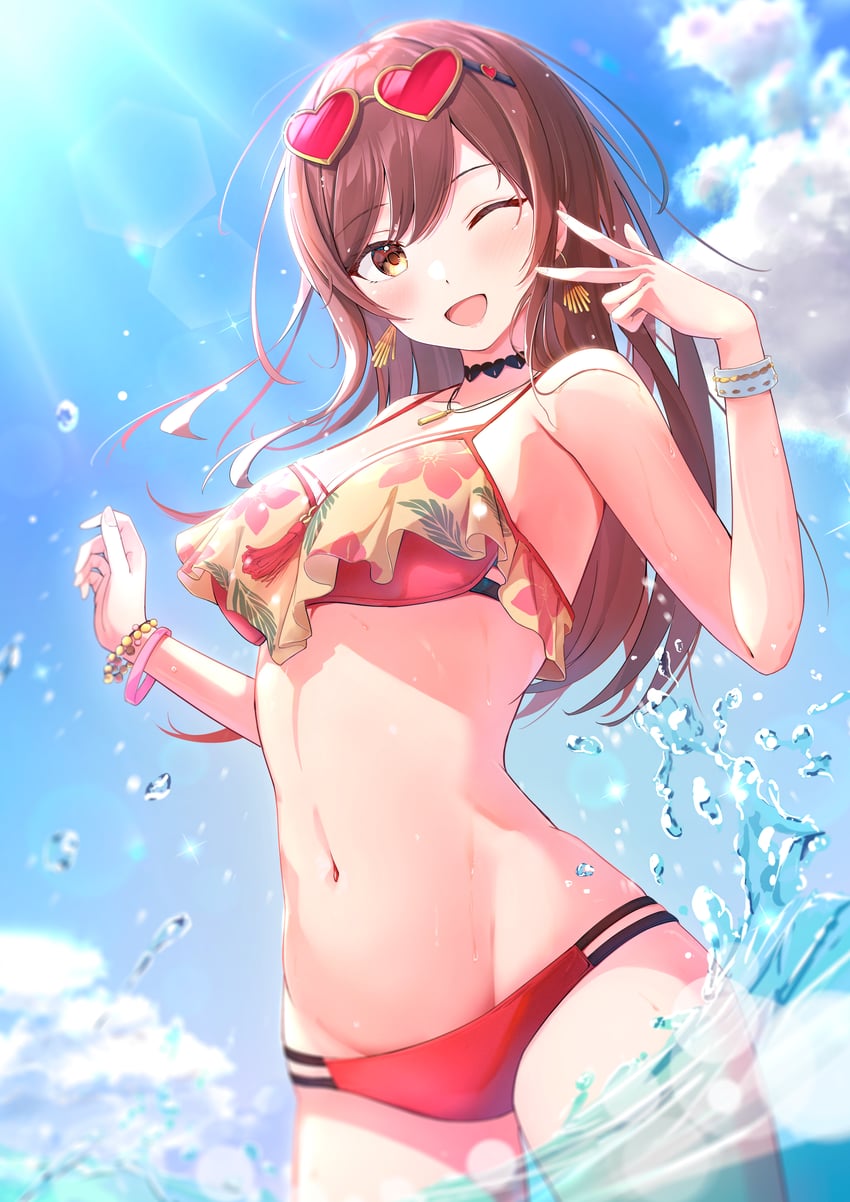 osaki amana (idolmaster and 1 more) drawn by fujinomiya_rio