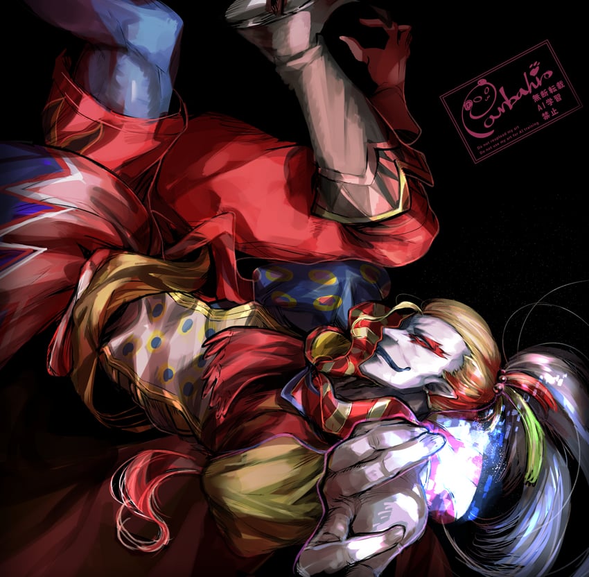 kefka palazzo (final fantasy and 1 more) drawn by panda=hiro