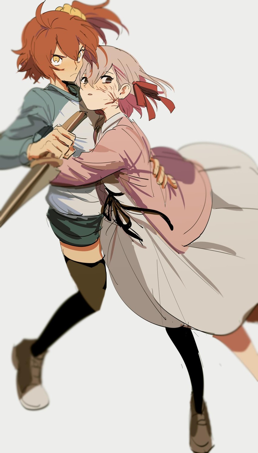 mash kyrielight, fujimaru ritsuka, emiya shirou, matou sakura, and dark sakura (fate and 3 more) drawn by kendy_(revolocities)