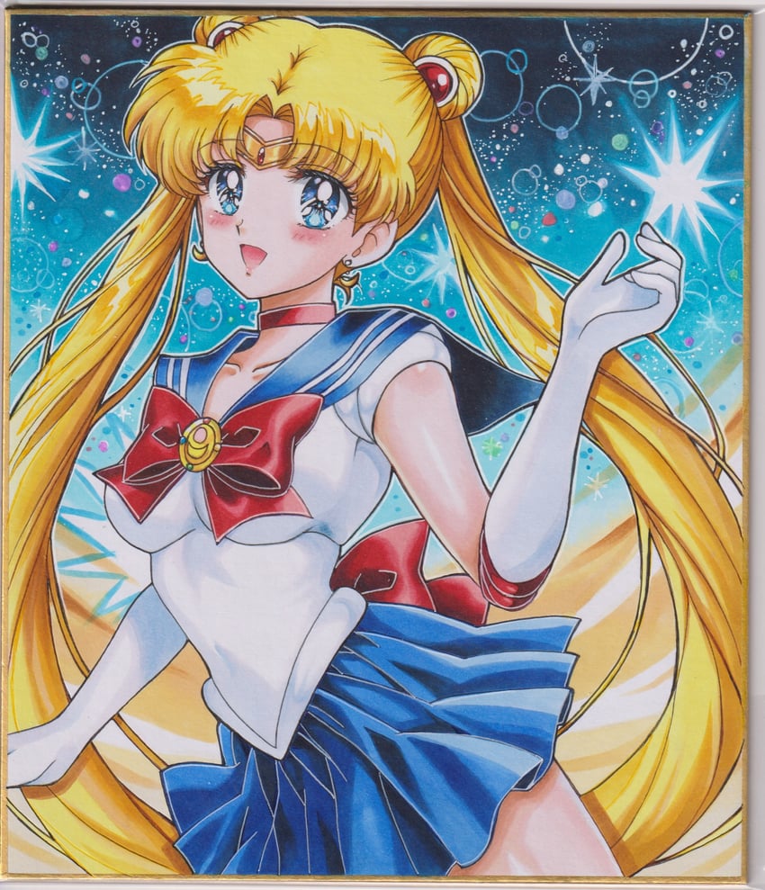 tsukino usagi and sailor moon (bishoujo senshi sailor moon) drawn by user_kztc4472