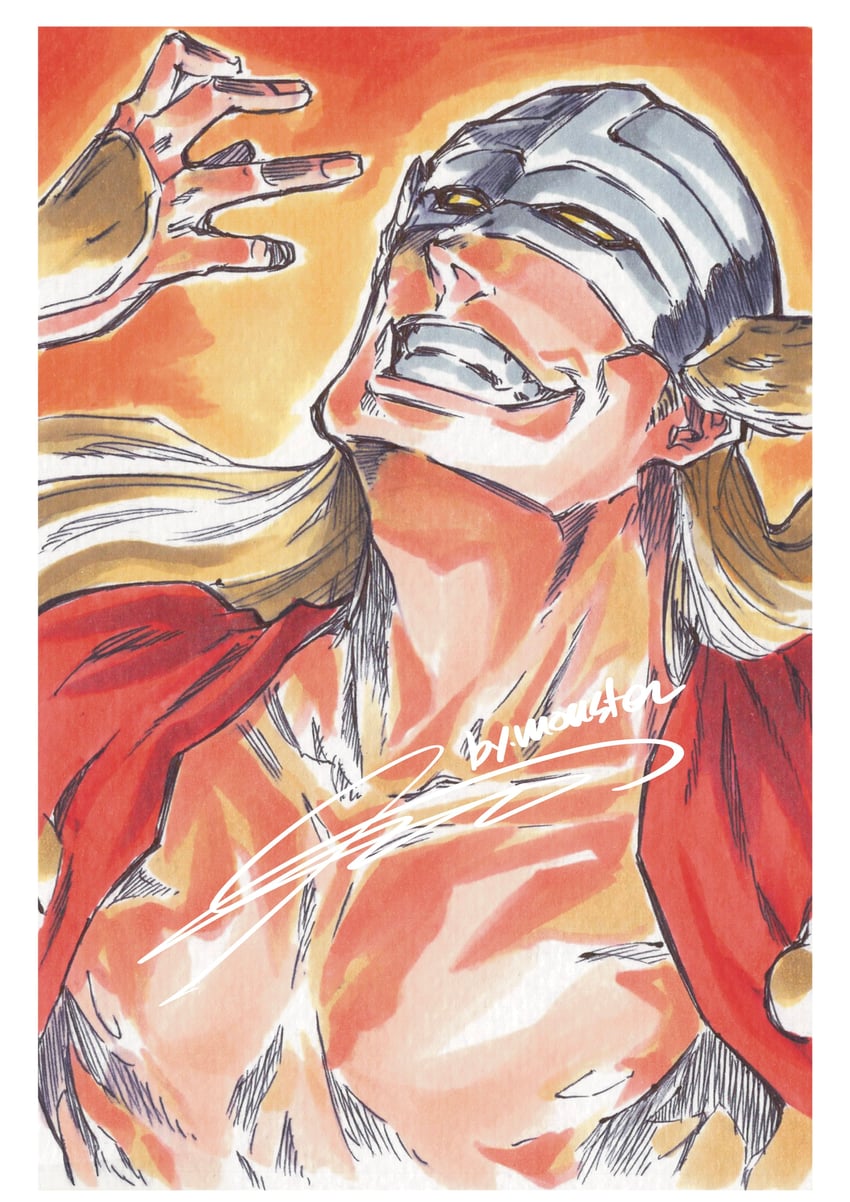 gerard valkyrie (bleach and 1 more) drawn by monster_art_(rlawnsgr7)