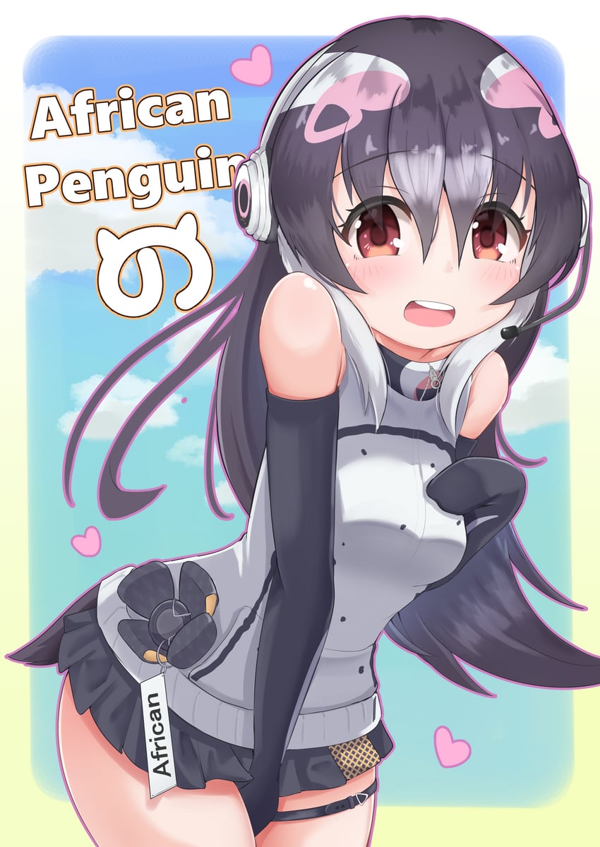 african penguin (kemono friends and 1 more) drawn by darus5