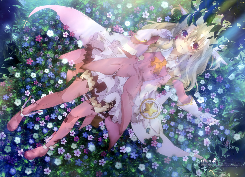 illyasviel von einzbern, prisma illya, and magical ruby (fate and 1 more) drawn by ushijima_nozomi