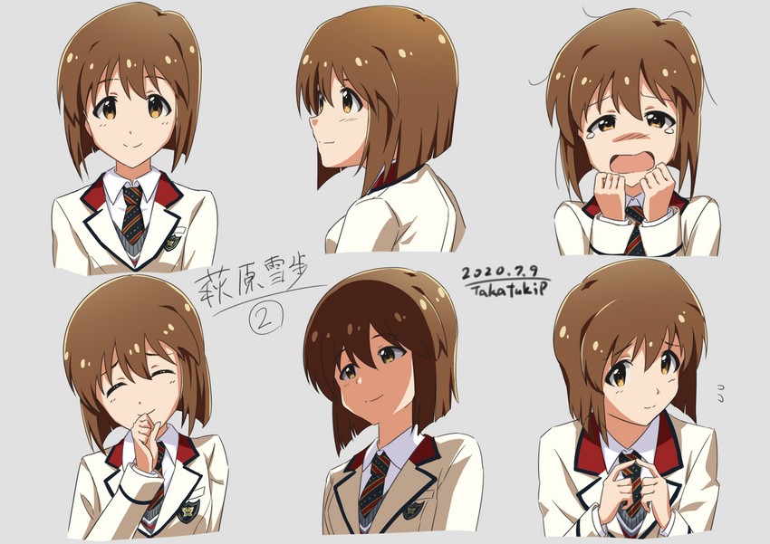 hagiwara yukiho (idolmaster and 2 more) drawn by takatsuki_p