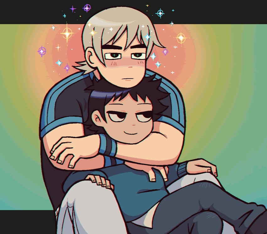 wallace wells and todd ingram (scott pilgrim and 1 more) drawn by saurit