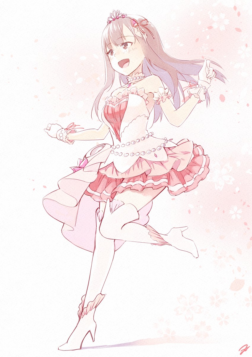 mizumoto yukari (idolmaster and 2 more) drawn by yomio
