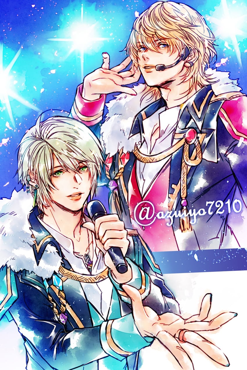 joshua rosfield and hope estheim (final fantasy and 2 more) drawn by azuiyo7210