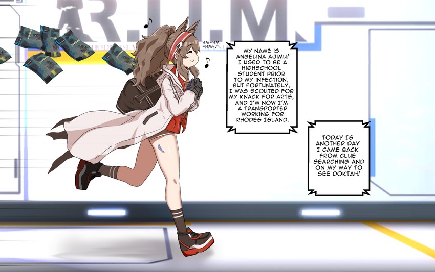 angelina (arknights) drawn by alph_(sancheck)