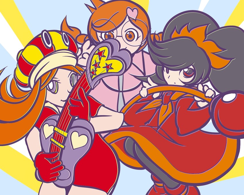 ashley, mona, and penny crygor (warioware) drawn by kyoro_(asdfg-hjkl)