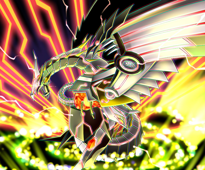 cyber dragon infinity (yu-gi-oh!) drawn by omega_na_hito