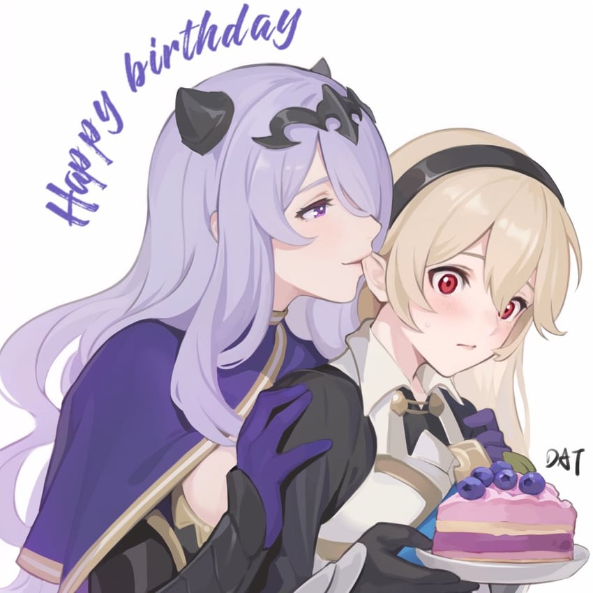 female corrin and camilla (fire emblem and 1 more) drawn by da-cart