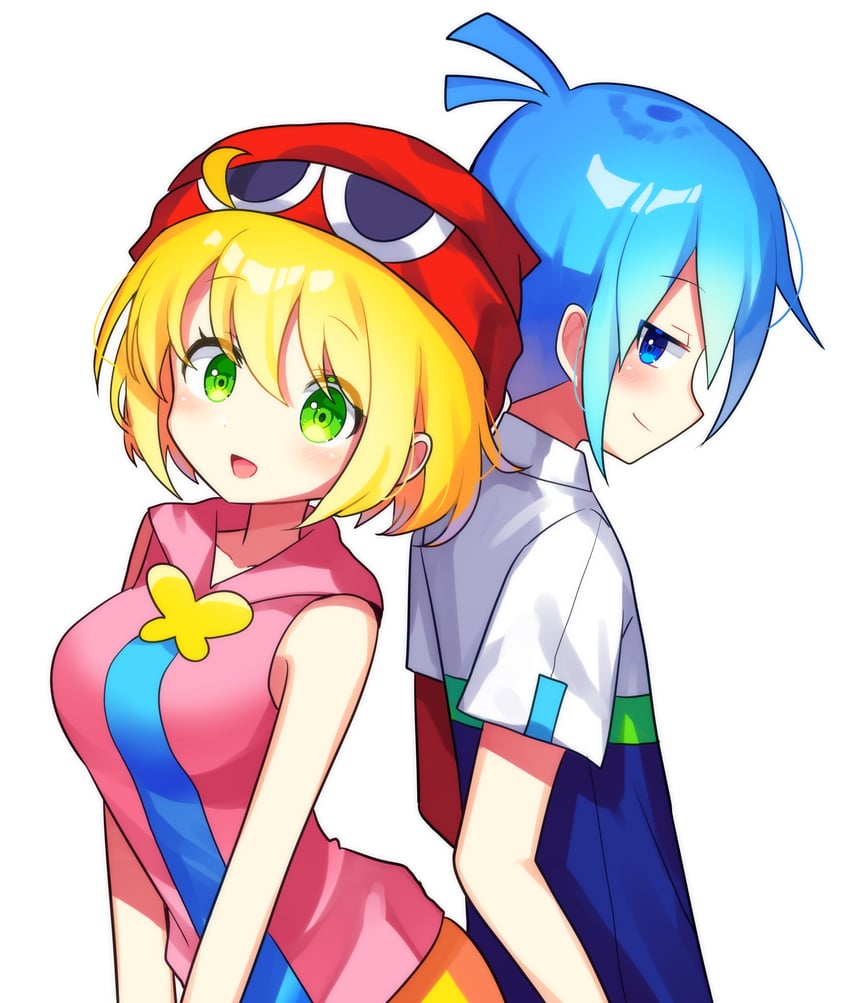 amitie and sig (puyopuyo and 1 more) drawn by offbeat