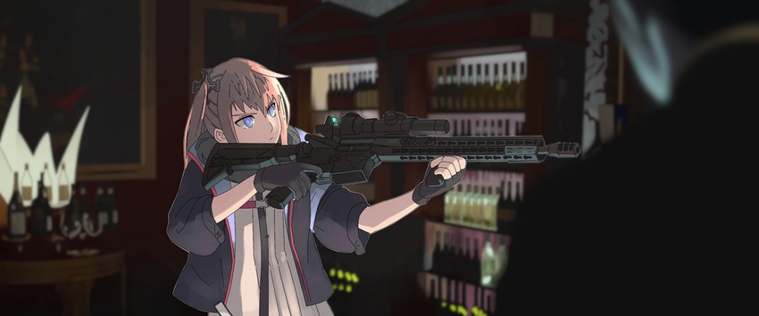 st ar-15 (girls' frontline and 1 more) drawn by tab_(tabkun)
