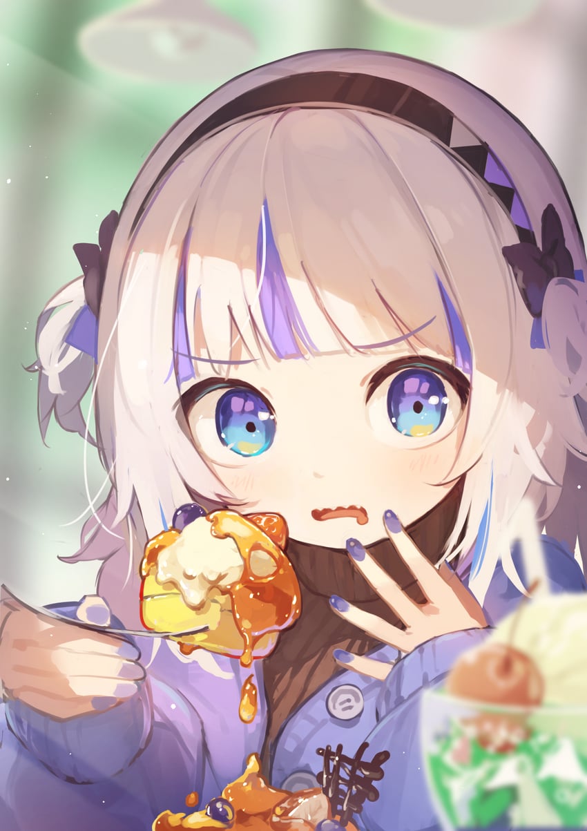 gawr gura (hololive and 1 more) drawn by harufude