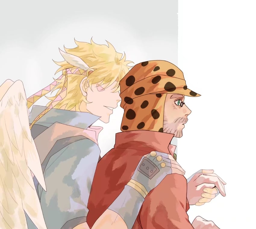 joseph joestar and caesar anthonio zeppeli (jojo no kimyou na bouken and 2 more) drawn by jo_jun