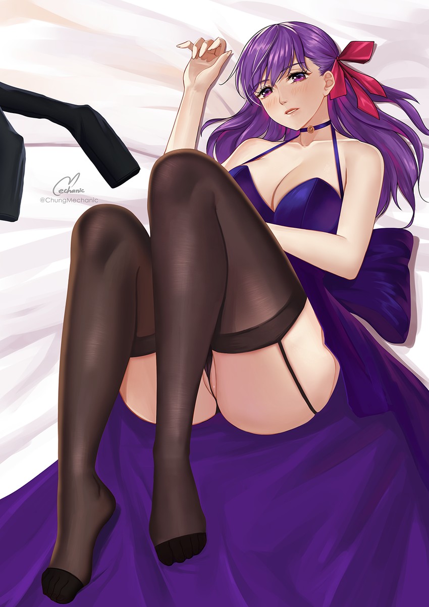 matou sakura (fate and 1 more) drawn by chungmechanic