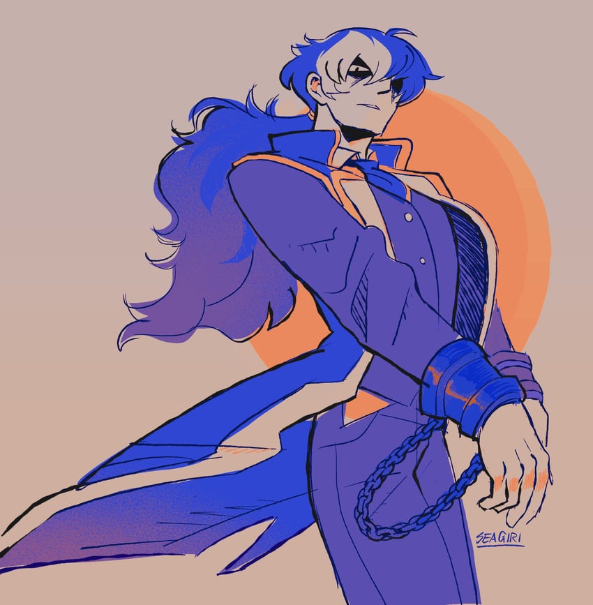 simon blackquill (ace attorney and 1 more) drawn by seagiri