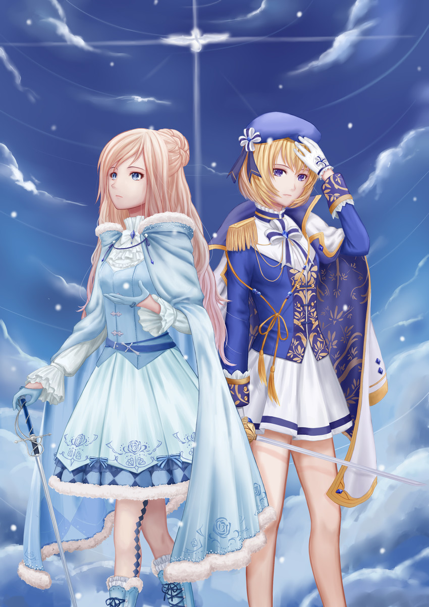 military princess (nikki and 2 more) drawn by xing_muhen