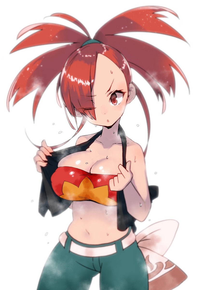 flannery (pokemon and 1 more) drawn by kobo_(cobo_0609)