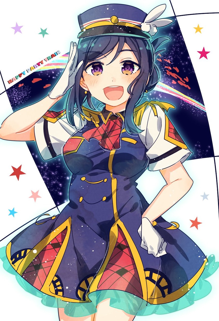 matsuura kanan (love live! and 1 more) drawn by ton_tokoto