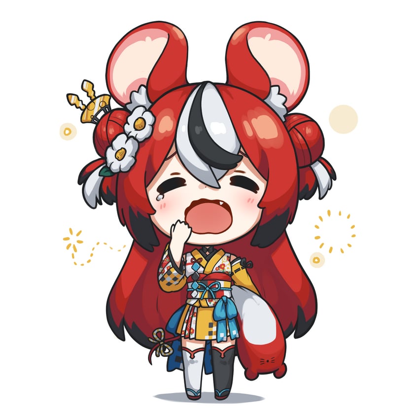 hakos baelz (hololive and 1 more) drawn by snowmya