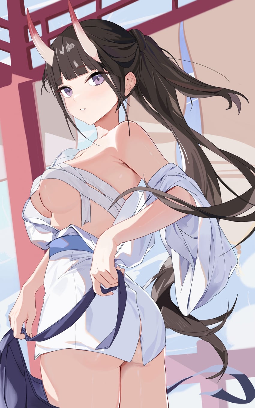 manjuu and noshiro (azur lane) drawn by hou_hou_tabi_kami