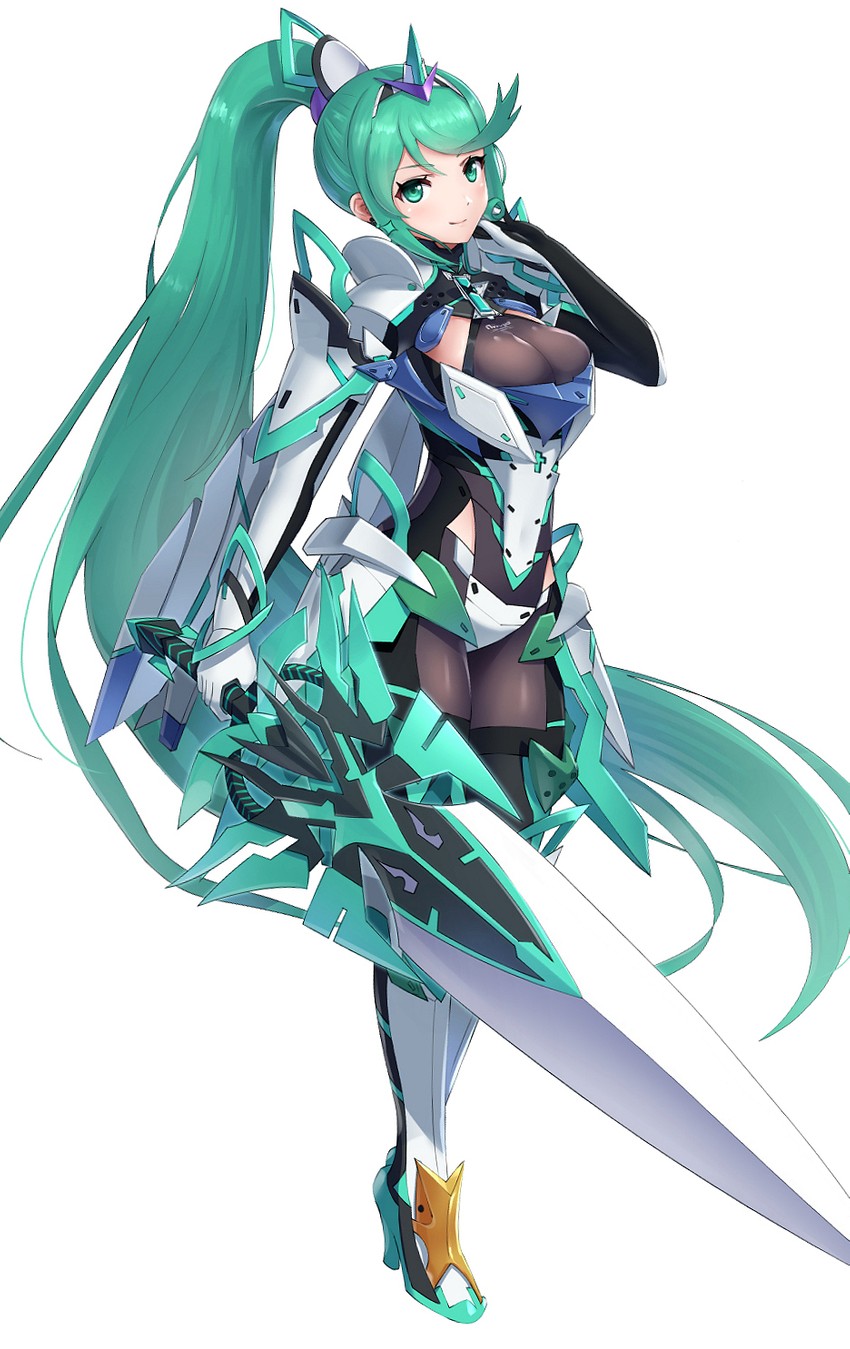 pneuma (xenoblade chronicles and 1 more) drawn by gonzarez