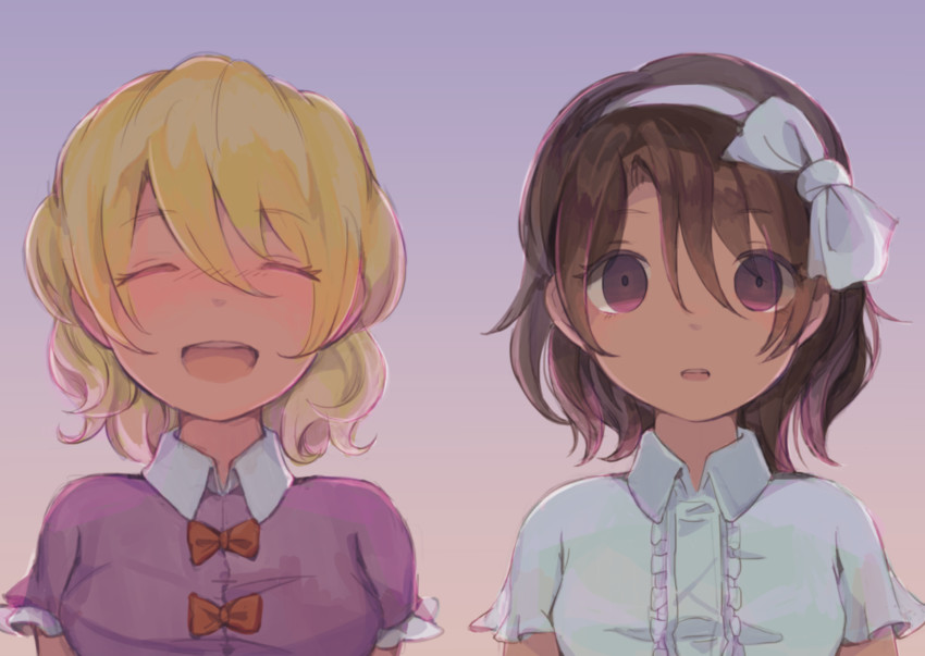 usami renko and maribel hearn (touhou and 1 more) drawn by sakamoto_(pompa)