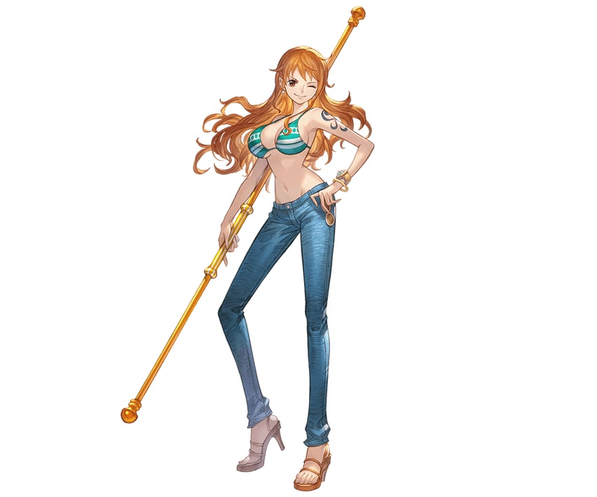 nami (granblue fantasy and 1 more) drawn by minaba_hideo