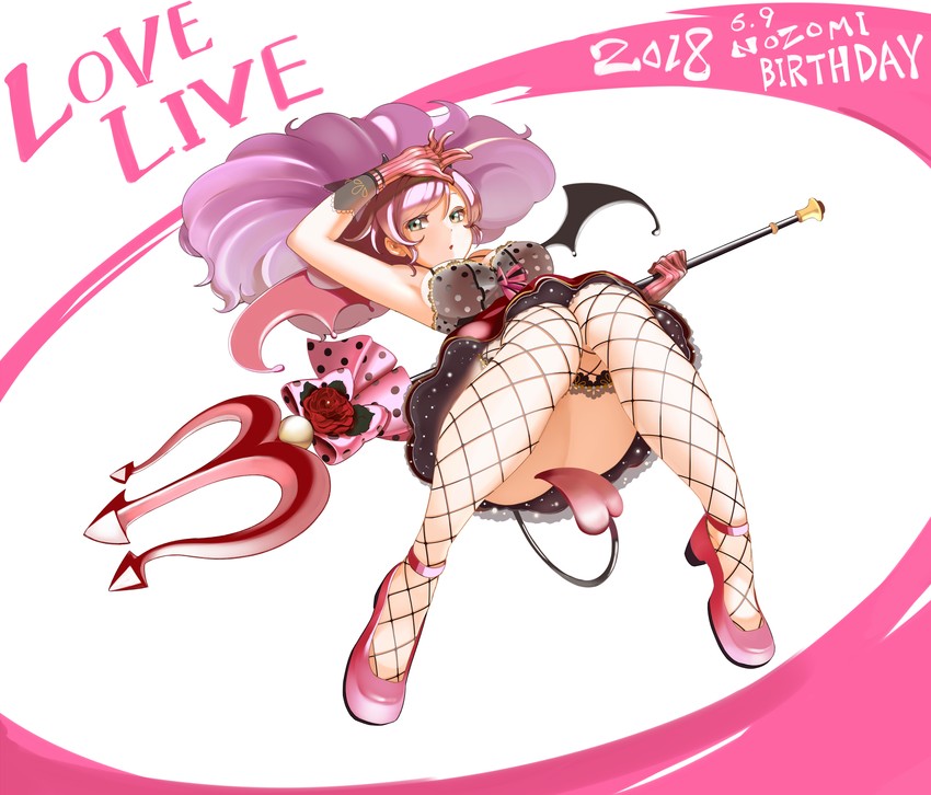 tojo nozomi (love live! and 2 more) drawn by shiro_murasaki