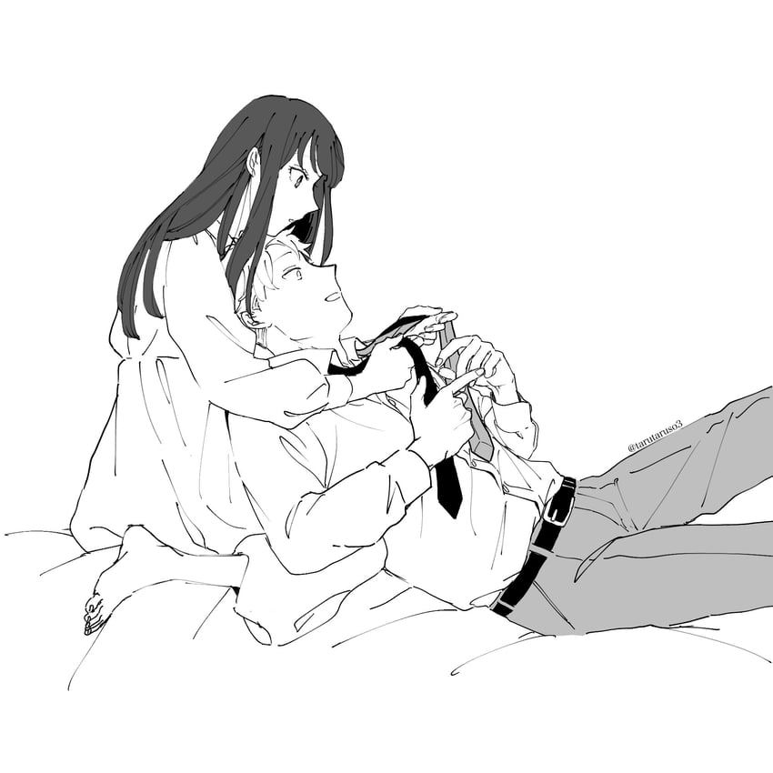 yor briar and twilight (spy x family) drawn by tarutaruso3