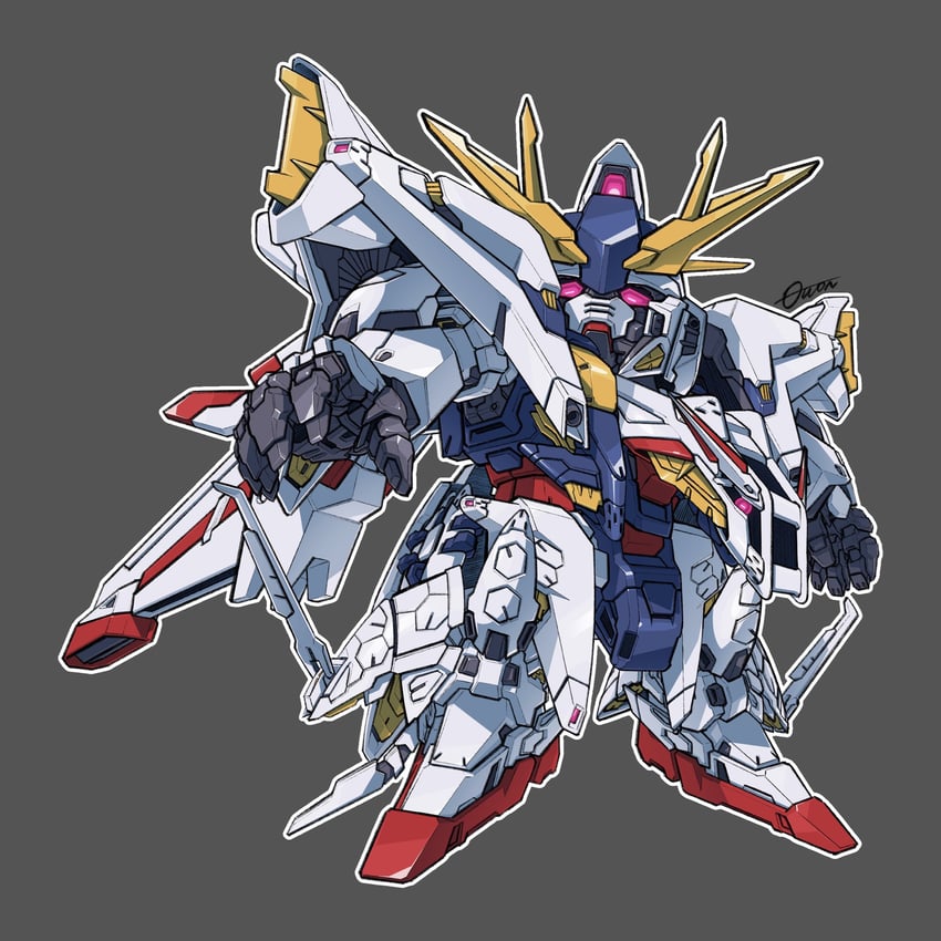 xi gundam and penelope (gundam and 2 more) drawn by toilobo