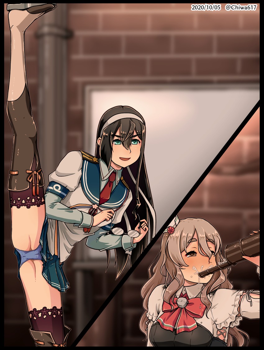 ooyodo and pola (kantai collection and 2 more) drawn by chiwa_(chiwa0617)