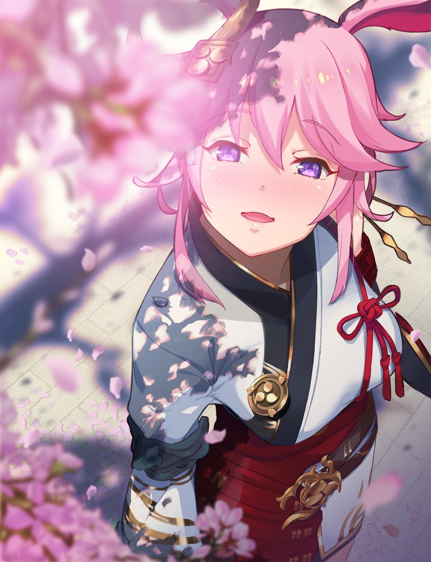 yae sakura (honkai and 1 more) drawn by suppa_(hagakuresuppa)