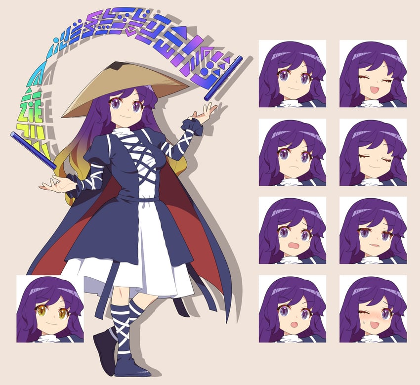 hijiri byakuren (touhou) drawn by 4rion