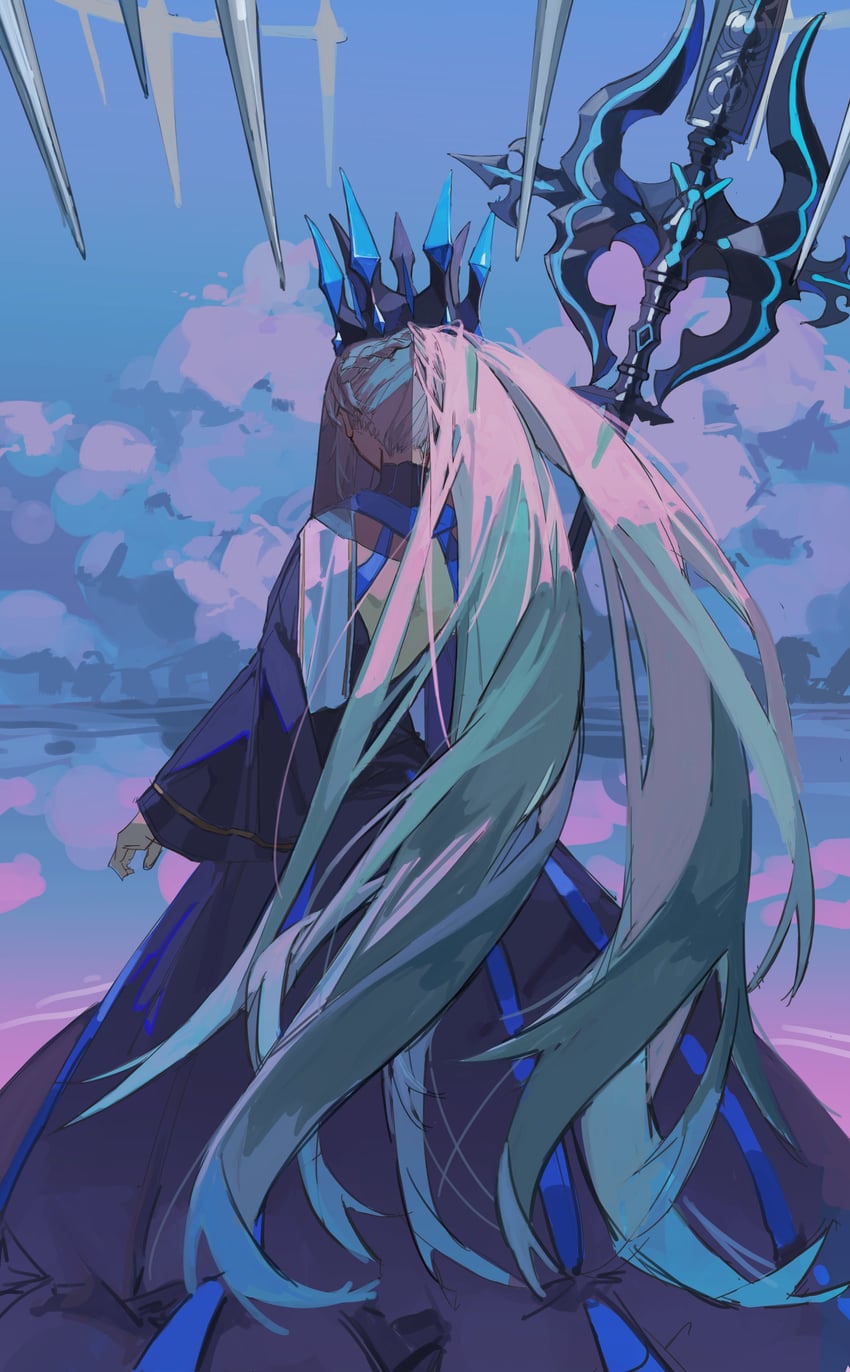 morgan le fay (fate and 1 more) drawn by kurattes