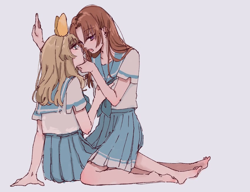 nakagawa natsuki and yoshikawa yuuko (hibike! euphonium) drawn by tan_tttn