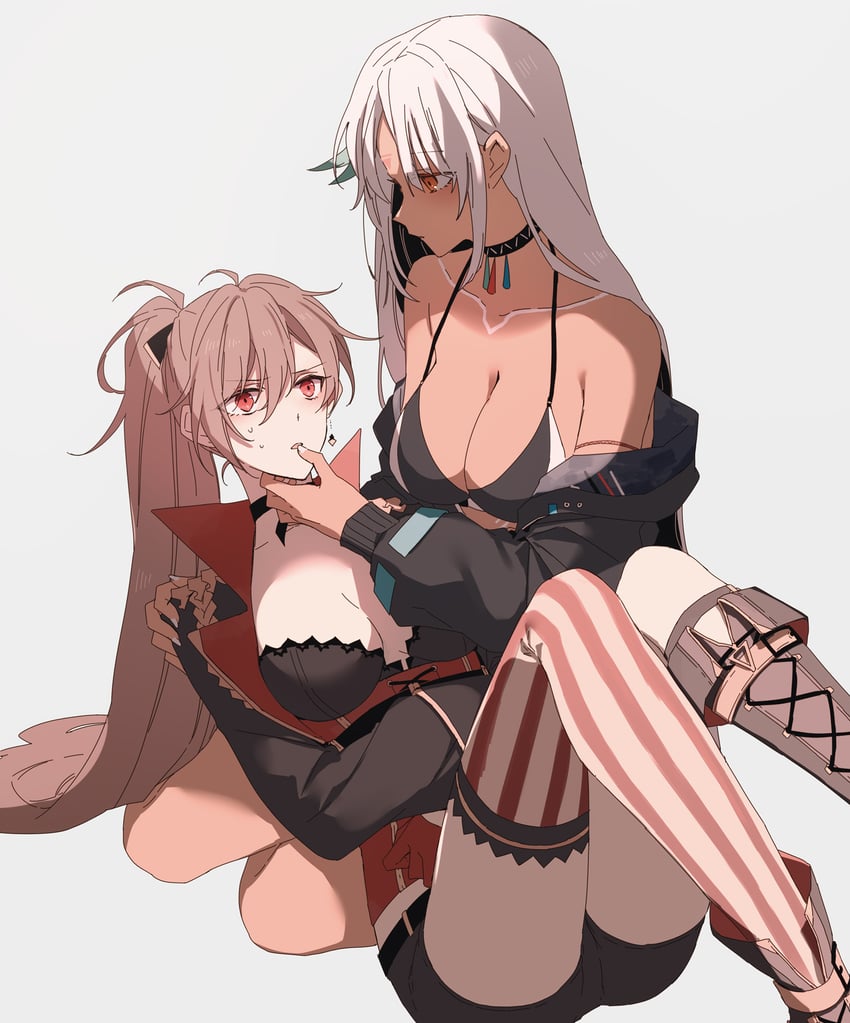 jean bart and massachusetts (azur lane) drawn by amazuki_jou