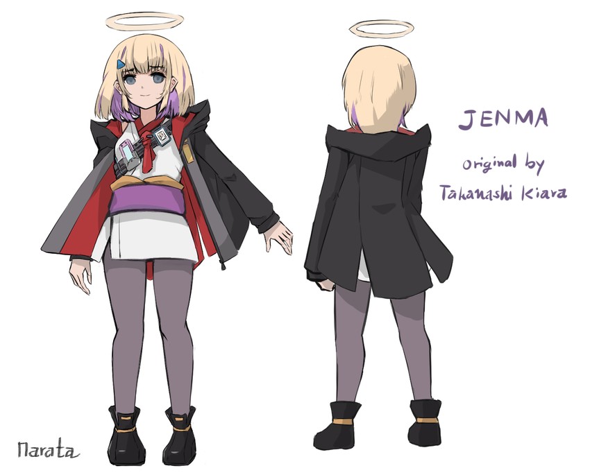 jenma-chan (hololive and 1 more) drawn by tunnarata