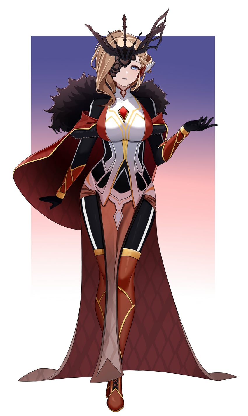 signora (genshin impact and 2 more) drawn by wayanfa