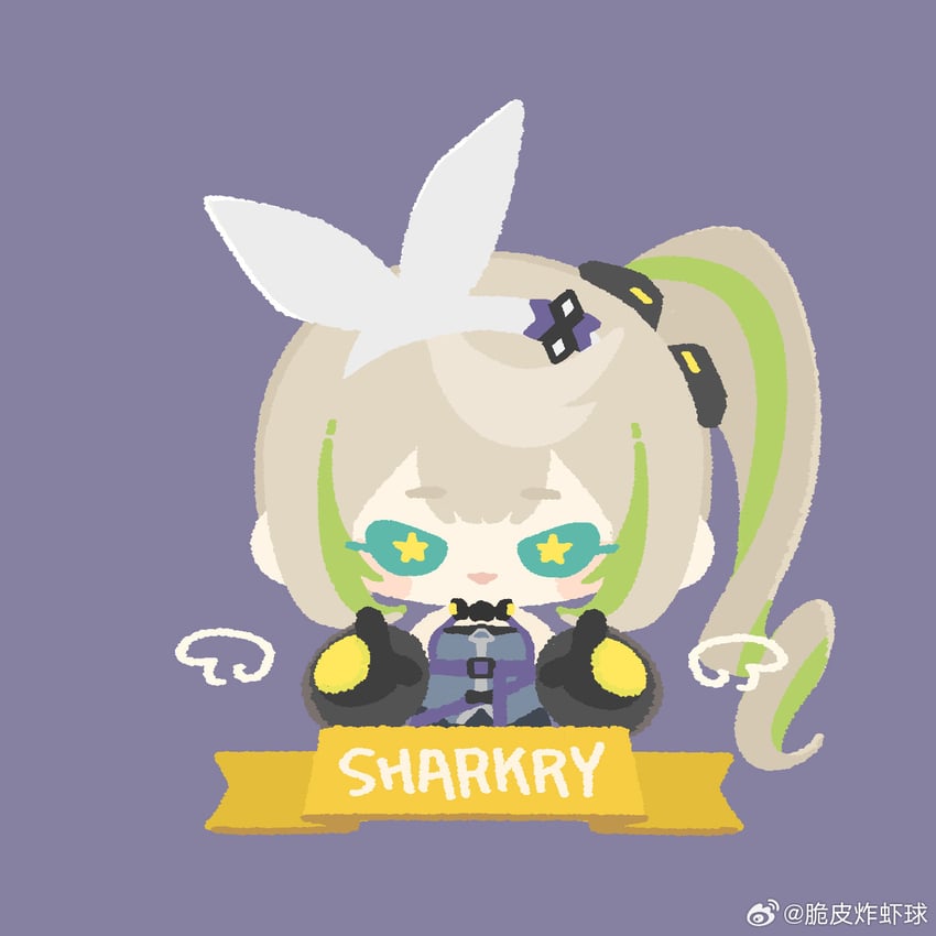 sharkry (girls' frontline and 1 more) drawn by cui_pi_zha_xia_qiu
