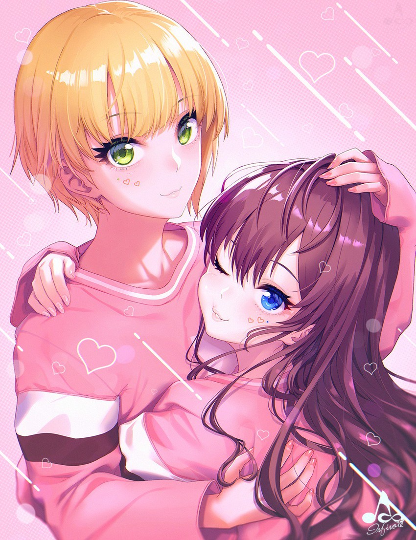 ichinose shiki and miyamoto frederica (idolmaster and 1 more) drawn by infinote
