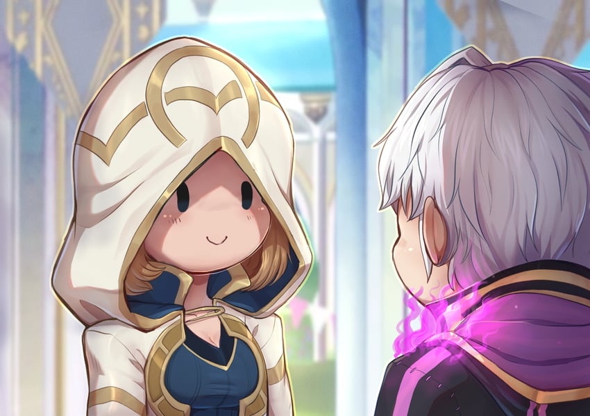 male robin, kiran, and female kiran (fire emblem and 1 more) drawn by evomanaphy
