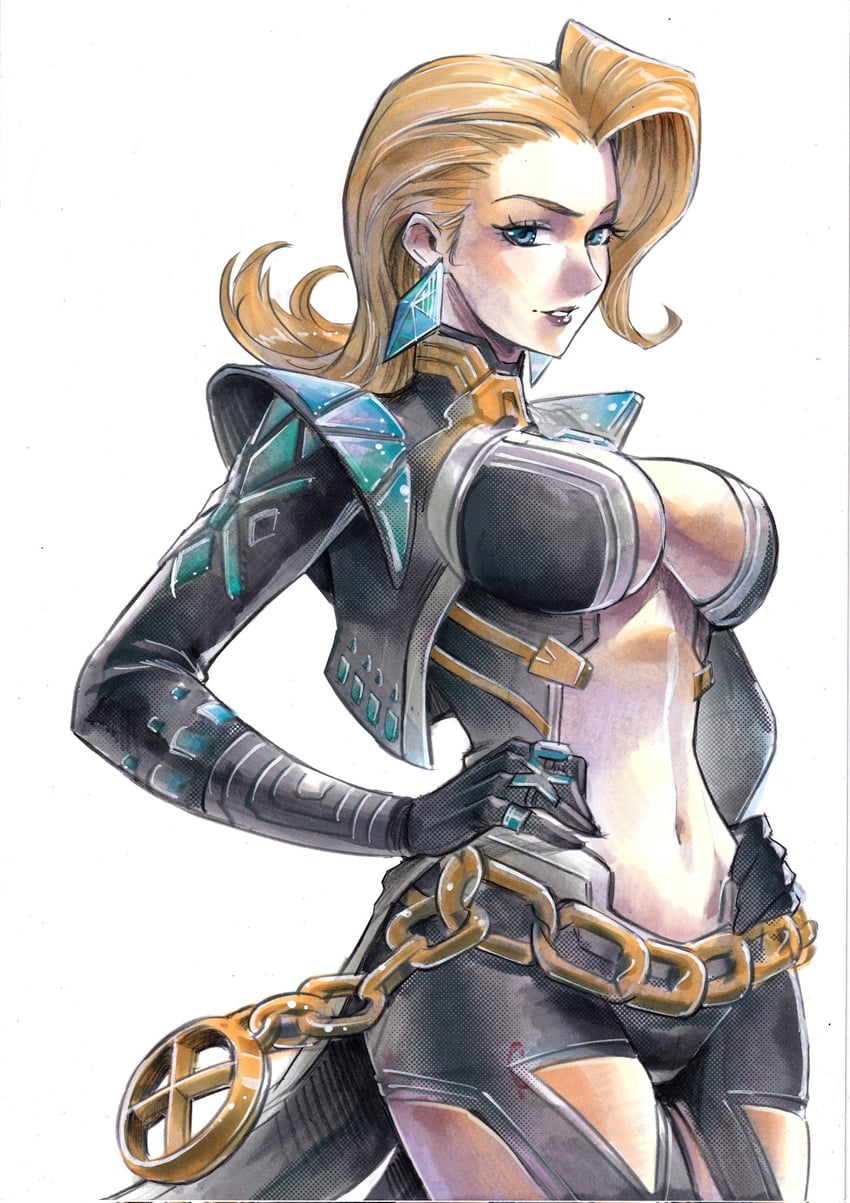 emma frost (marvel and 2 more) drawn by rodrigo_yoshimiya