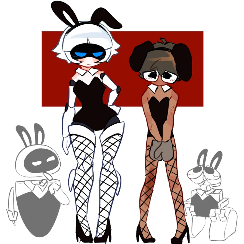 wall-e and eve (wall-e) drawn by despair_sauce