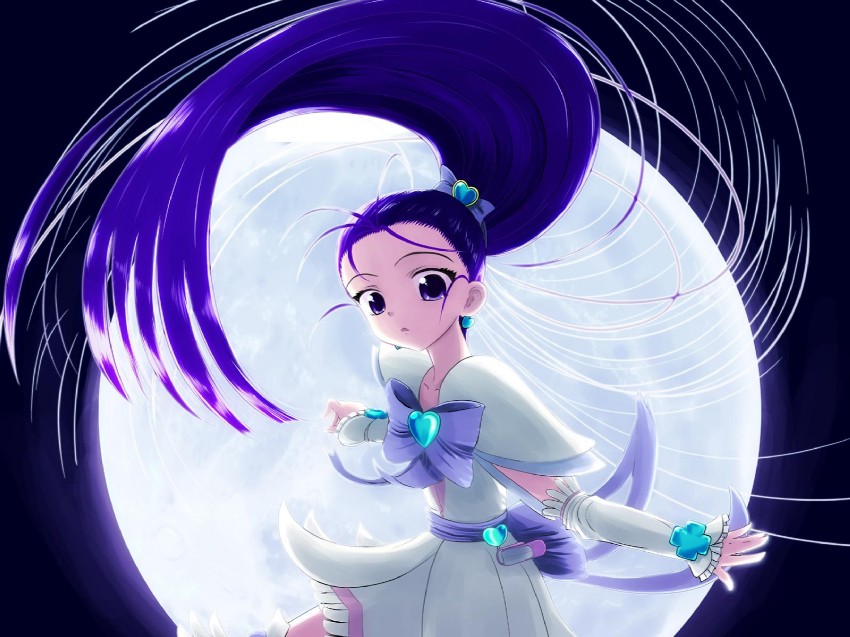 mishou mai and cure egret (precure and 1 more) drawn by souma_nouma